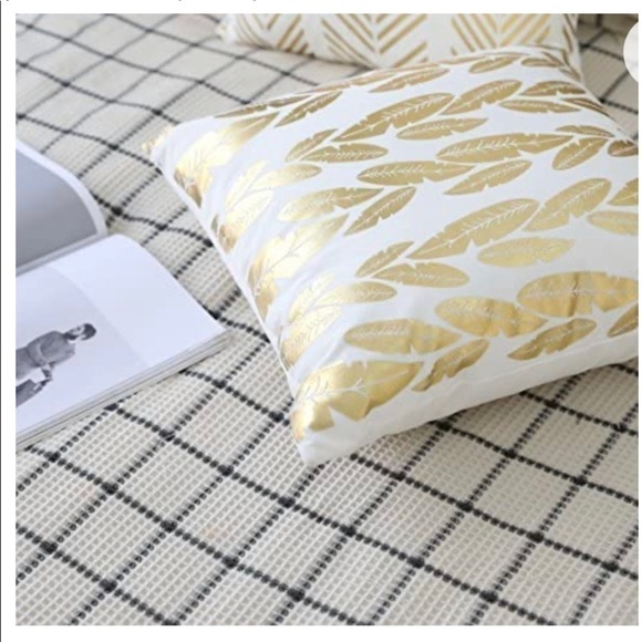 TWO Pillow Covers with Pottery Barn Duck Feather and Down Pillow Inserts - Picture 2 of 16